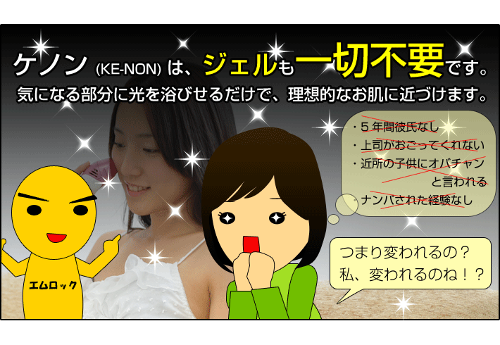 ケノンの美顔機能について20