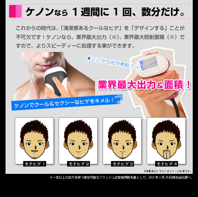 メンズの髭もデザイン