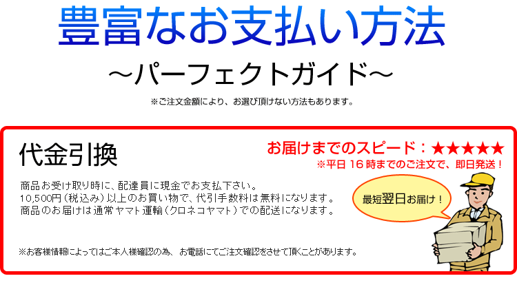 支払い方法について