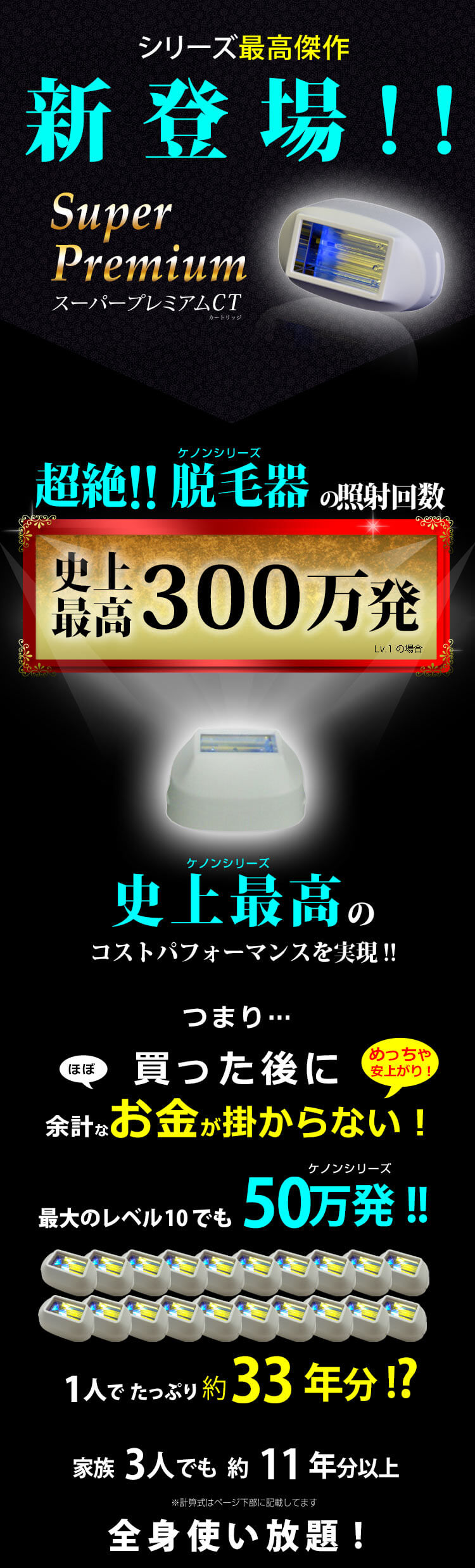 脱毛器の新時代