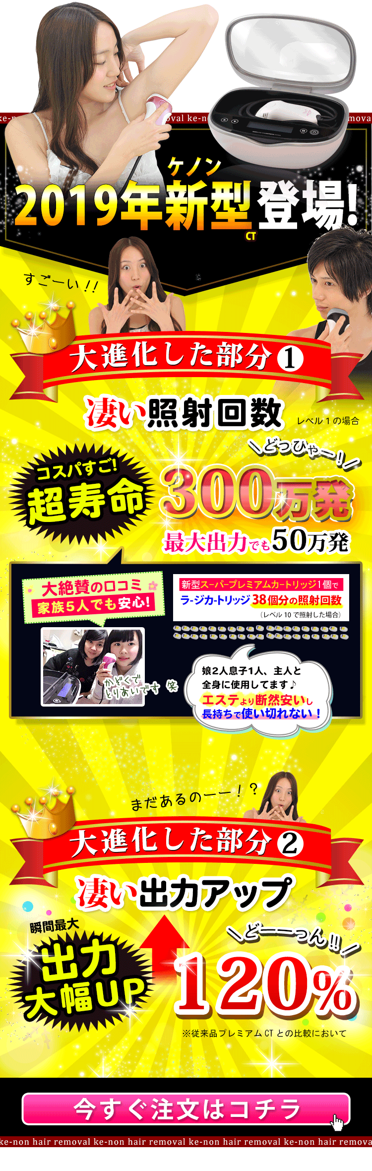 ケノンスーパープレミアムCT新登場